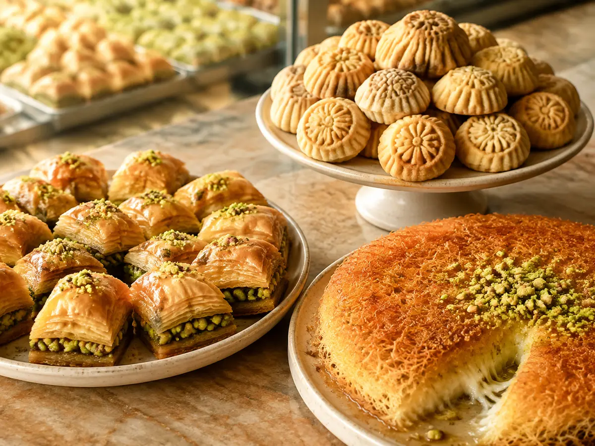 تشكيلة حلويات عربية
